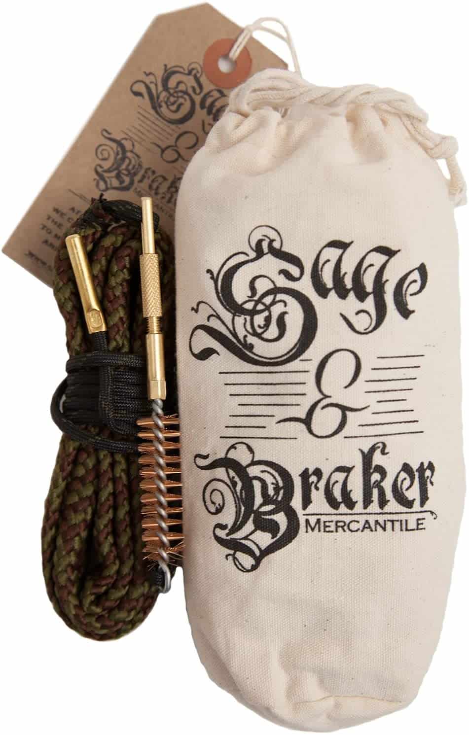 Gun Cleaning Kits by Sage & Braker. Detachable Bronze Brush Makes for The Fastest, cleanest and Easiest Way to Clean Your Shotgun and rifle's bore.